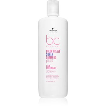 Schwarzkopf Professional BC Bonacure Color Freeze Silver Sampon argintiu pentru parul blond cu suvite - imagine 2